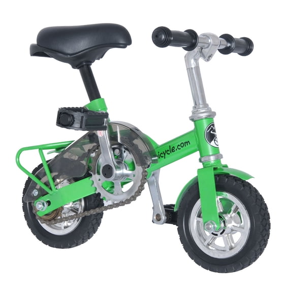 Unicycle Mini Bike 13.5 lbs Plastic Powered Mini Bike, Green - Walmart.com