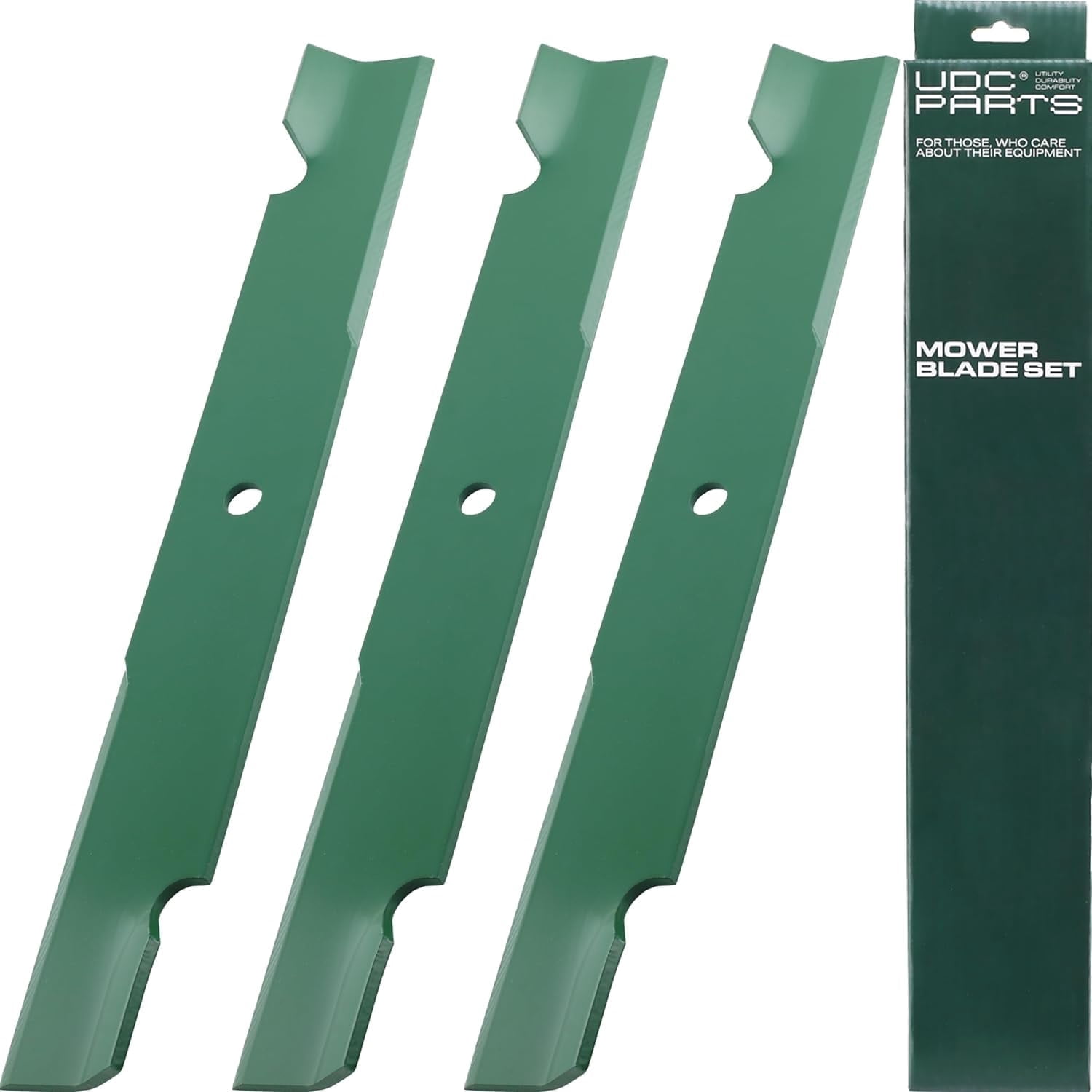 UDC Parts 038-0005-00 High Lift Mulching Blades 54 Inch / 3 Pack
