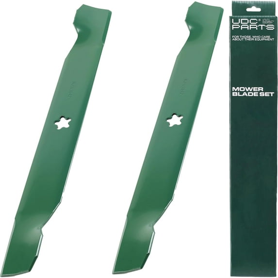 UDC Parts 138497 High Lift Mulching Blades 38 Inch for Husqvarna, Craftsman, Poulan, AYP Replaces OEM no. 127842 193957 532138497 532127842 CZ38 LT1238 LT19538 LT1538 LTH1438 PB1638LT SO1638LT/2 Pack
