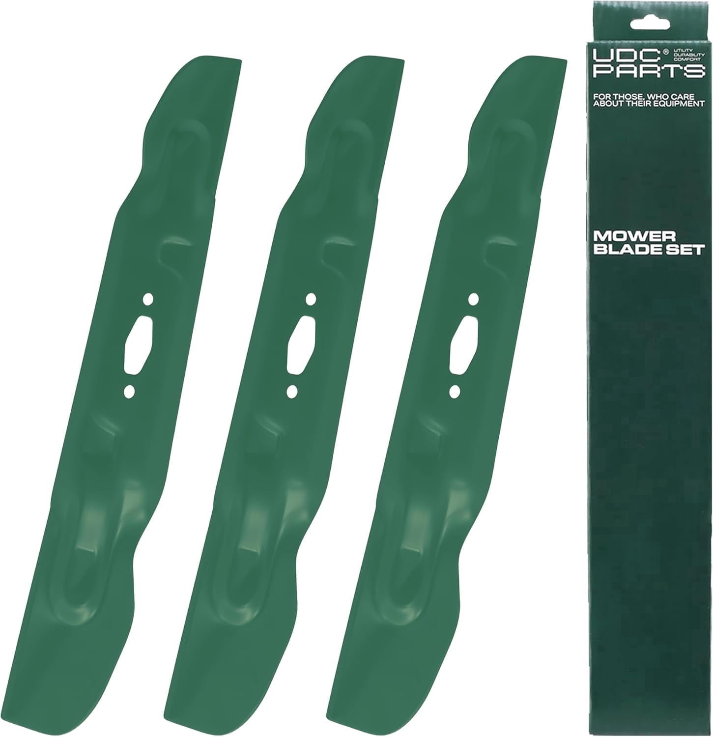 UDC Parts 742-05094 S-Shape Mower Blades Replacement for Cub Cadet 50 Inch ZTS1 ZTS2 742P05094 Craftsman CMXGZAM110193 Z5600 Z5650 Troy Bilt 742P05512 490-110-Y193 ZT1-50, 3 Pack High Lift