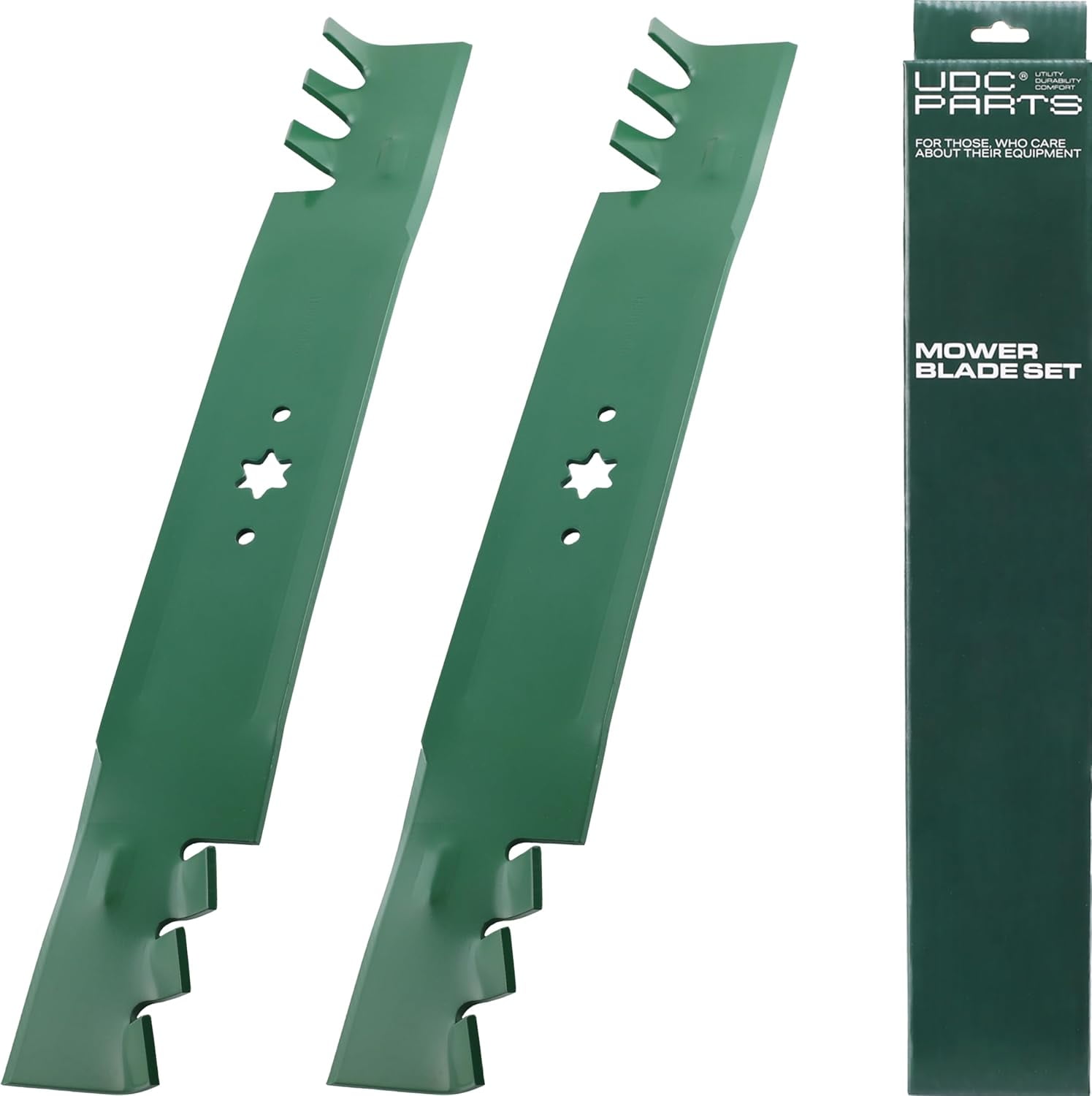 4 Cuchillas De Acolchado Para Cortacésped De 42″ – Repuesto Oregon Para MTD, Cub Cadet, Troy-Bilt – 742-0616