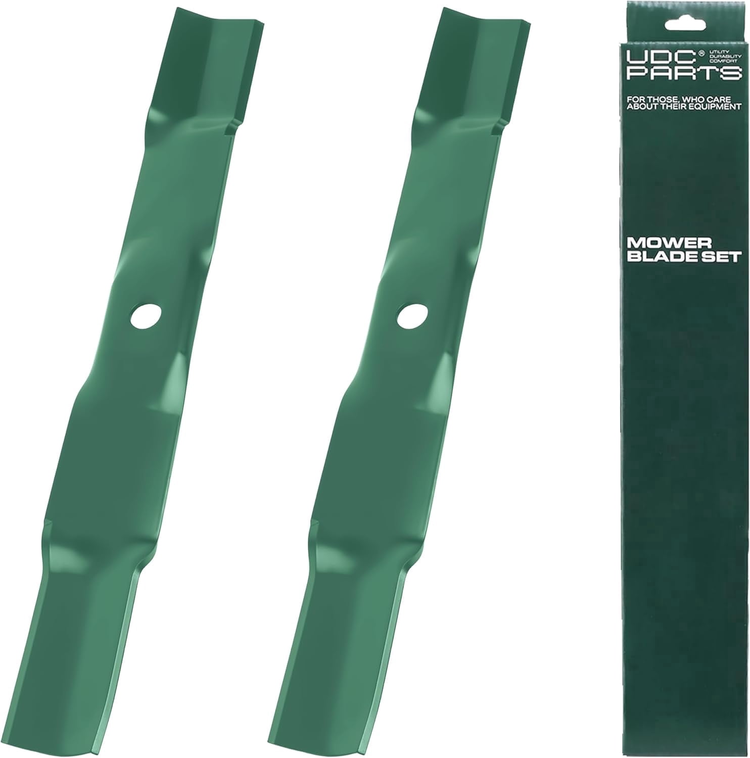 UDC Parts M170642 UC22008 Mulching Blades for John Deere 42 Inch X330 X350 X354 X370 Z335E Z345M, 2 Pack
