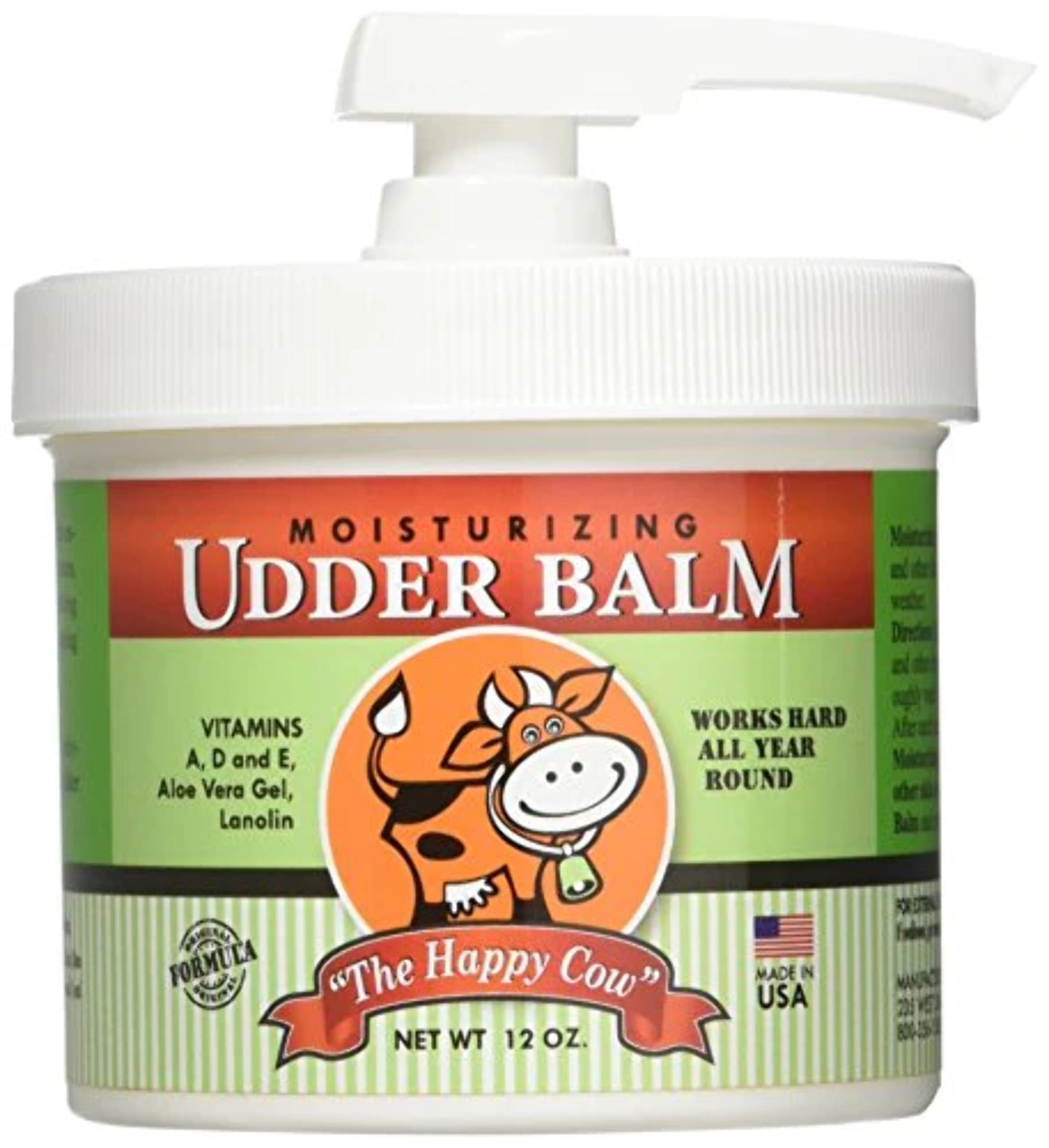 UDDER BALM 3040 Udder Care, Lemon, 12 oz Jar