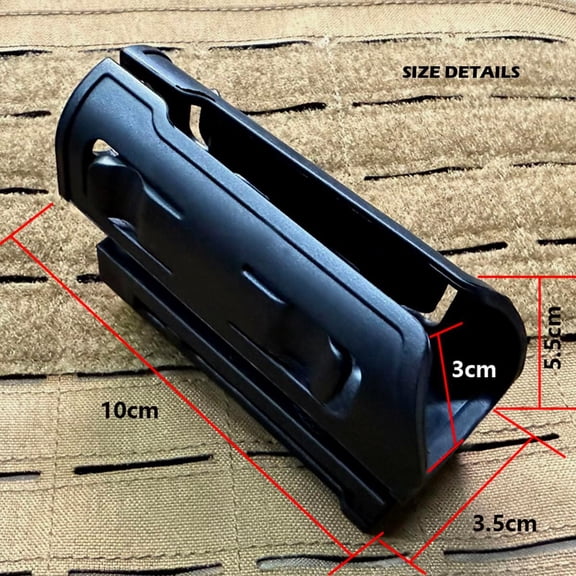 UDGIU-Tactical Flashlight Holster, 360 Degrees Rotating Quick Draw Tactical Flashlight Holder