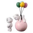 thumbnail image 1 of UDIYO 1/2Pcs Bear Ornament Compact Cute Handmade Decorative Long Lasting Mini Balloon Bear Toy House Accessories for Gifts, 1 of 8