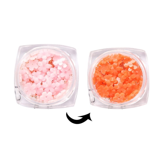 UDIYO 1 Box Nail Decoration Exquisite Shape Gradient Color Realistic Looking Plentiful Quantity Wide Application Decorative Resin Fashionable 3D Nail Art Decoration DIY Crafts Nail