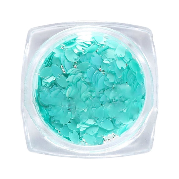 UDIYO 1 Box Nail Decoration Exquisite Shape Waterproof Resin Cherry Blossom Petal Leaves DIY Nail Art Decorations Nail Supplies