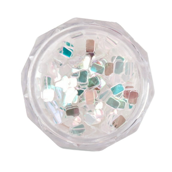 UDIYO 1 Box Nail Decoration Sparkling Creative Shape Stunning Visual Effect Vivid Color 6 Styles Butterfly Love Heart Nail Sequins Manicure Design Nail Supplies