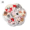 thumbnail image 1 of UDIYO 1 Box Nail Ornament 3D Effect Vivid Non-Drop Mixed Styles Rhinestone Bowknot Accessories for Female, 1 of 7
