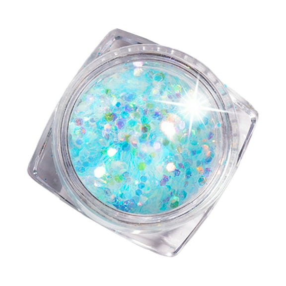 UDIYO 1 Box Nail Sequins High Shine Effect Waterproof Resin Ultra-Thin Nail Art Paillettes Sequins Flakes Decor Nail Supplies