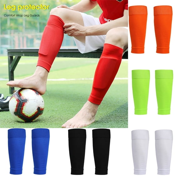 UDIYO 1 Pair Football Leg Sleeve for Adult Kid Calf Football Sleeves for Adult Youth Elastic Soccer Leg Sleeves for Athletes Pain Relief Running Cycling Sports