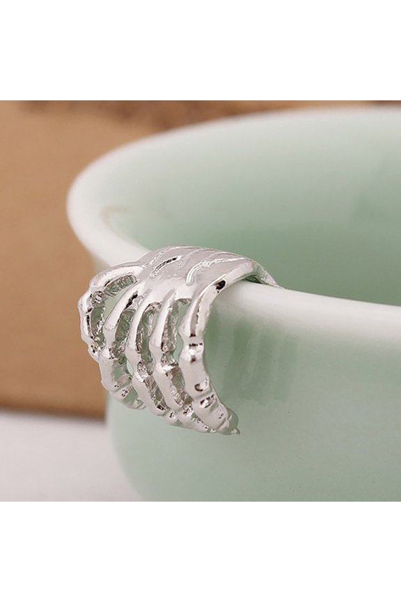 1 Pc Fashion Design Skeleton Hand No Ear Hole Backhoes Ear Clip Punk Jewelry