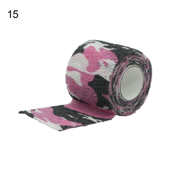 UDIYO 1 Roll Camouflage Tape Anti-scratches Self-Adhesive Widely Applied Military Camo Stretch Bandage Tape for Outdoor