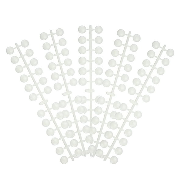 UDIYO 1 Set Nail Color Cards Exquisite Nail Decor Plastic Women Nail Swatches Sticks Display Tips for Nail Polish Bottle Cap