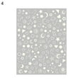 thumbnail image 1 of UDIYO 1 Sheet Exquisite Nail Sticker High Stickiness Paper 3D Luminous Glow Manicure Decal for Home, 1 of 7