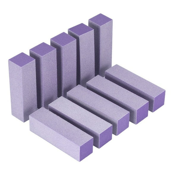 UDIYO 10 Pcs Buffer Buffing Sanding Files Manicure Polish Tool Nail Art File Blocks