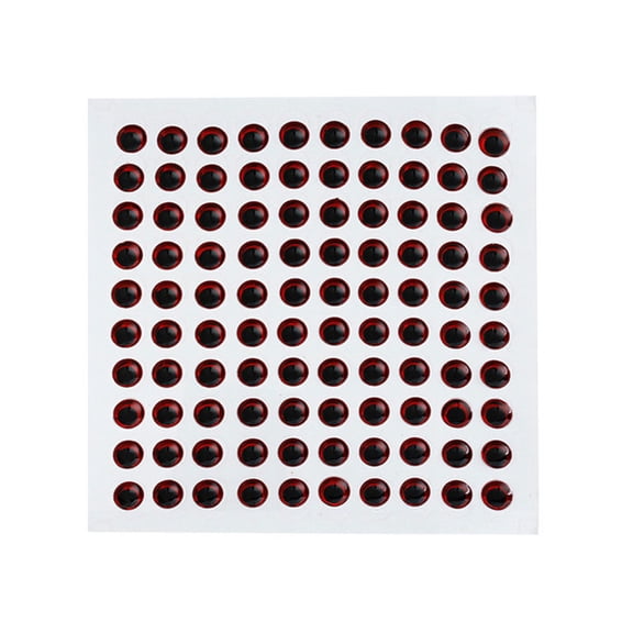 UDIYO 100 Pcs 3-9mm Fish Bait Eyes 3D Holographic Lure Tool Fly Tying Jigs Crafts