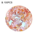 thumbnail image 1 of UDIYO 100 Pcs / Bag Nail Rhinestone Flat Back Remove Easily Cubic Zirconia Timeless Lasting Nail Rhinestone for Nail, 1 of 7