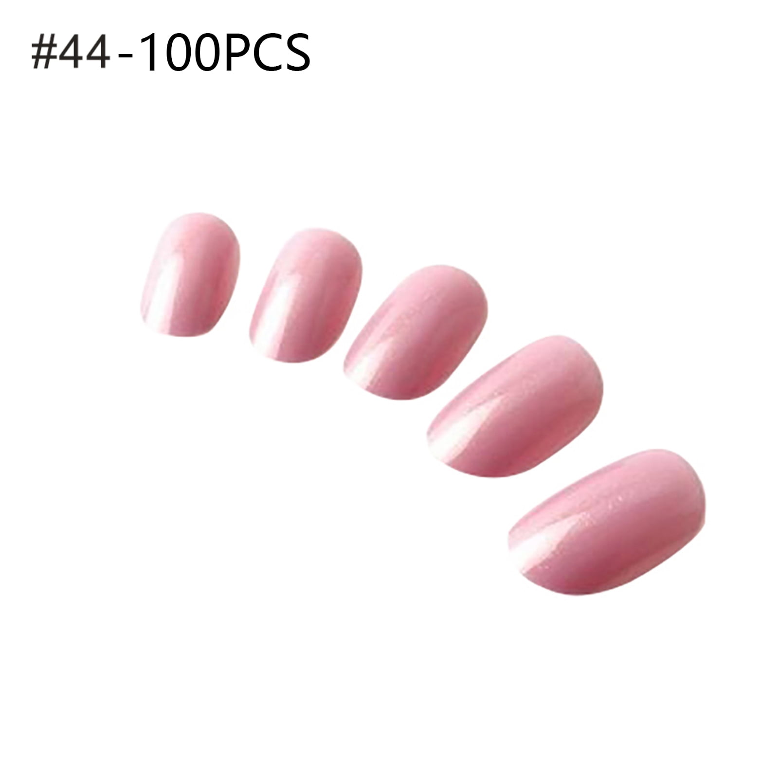 UDIYO 100Pcs Nail Tips DIY Plastic Full Cover Fake Fingernail Extension