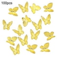 thumbnail image 1 of UDIYO 100Pcs/Pack Butterfly Shape 3D Nail Decorations Fingertip Art Manicure Ornament, 1 of 7