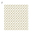 thumbnail image 1 of UDIYO 100Pcs/Set Nail Charms Glitter 3D Effect Non-Fading Metal Chip Charms Rivets Nails Decorations for Manicure, 1 of 7
