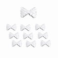thumbnail image 1 of UDIYO 10Pcs Nail Art Stickers 3D Bowknot Pattern Stylish Alloy Rhinestone Nail Sticker for Dating, 1 of 7