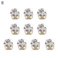 thumbnail image 1 of UDIYO 10Pcs Nail Ornaments Irregular Shape Rust-proof Cubic Zirconia DIY 3D Nail Ornaments Fake Nail Decor for Female, 1 of 7