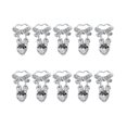 thumbnail image 1 of UDIYO 10Pcs Nail Ornaments Shiny Surface Rhinestone Fade-Resistant Bright Color Rust-proof Sparkling Alloy 3D Nail Jewelry Decoration Manicure Charms for Nail Salon, 1 of 7