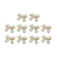 thumbnail image 1 of UDIYO 10Pcs Nail Ornaments Unique Shape Faux Pearl Design Vibrant Color Amazing Visual Effect 3D Bow-knot Nail Charms Ornaments Jewelry Manicure for Nail Salon, 1 of 7