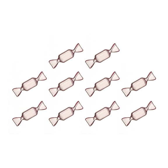 UDIYO 10Pcs/Set Creative Candy Shape Storage Case Adorable Multi-use Plastic Earring Storage Box for Girls