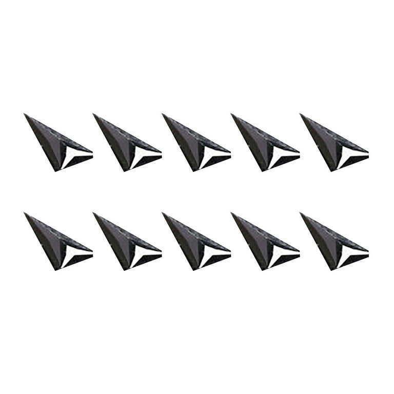 NICENEEDED 10Pcs 3D Triangle Bow Nail Charms, Alloy India