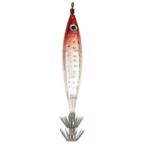 UDIYO 10cm Fishing Lure Hard Attractive ABS Artificial Bait Squid Jigging for Angling