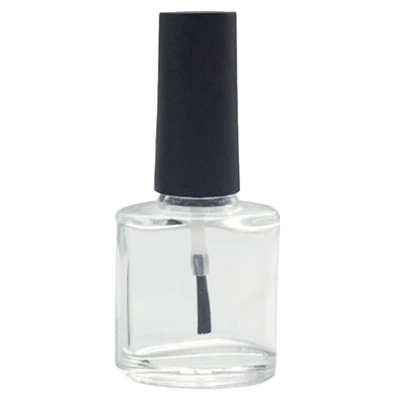 UDIYO 10ml Portable Nail Polish Varnish Empty Bottle Make-up Container with Brush