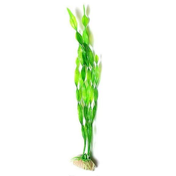 UDIYO 11 inch Plastic Aquarium Fish Tank Decor Artificial Green Grass Water Weed Plant