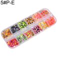 thumbnail image 1 of UDIYO 12 Grid Glitter Mixed Mirror Round Nail Art Sequins DIY Manicure Decoration, 1 of 7