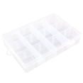 thumbnail image 1 of UDIYO 12 Grids Transparent Compartment Parts DIY Display Box Case Storage Container, 1 of 7