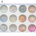 thumbnail image 1 of UDIYO 12 Jars/1 Box Shiny Sweet Pattern Manicure Nail Art Eye Make-up Sequin DIY Tool, 1 of 7