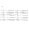 thumbnail image 1 of UDIYO 120Pcs/Set Nail Tip Full Half Cover Nail Extending Moderate Length Water Drop Fold Transparent Frosted Tip for Manicure, 1 of 7