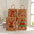 thumbnail image 1 of UDIYO 12Pcs Christmas Gift Bags Assorted Styles Bags Xmas Small Kraft Paper Bags with Handles Christmas Goodie Bags with Christmas Prints for Xmas Gift Wrapping Christmas Supplies, 1 of 8
