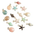 thumbnail image 1 of UDIYO 15 Pcs/Set Unisex Jewelry Accessory Shell Conch Starfish Pendant for Necklace Bracelet, 1 of 7