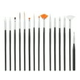 thumbnail image 1 of UDIYO 15Pcs/Set Pro Nail Art Drawing Dotting Polish Makeup Pen Brushes Manicure Tool, 1 of 6