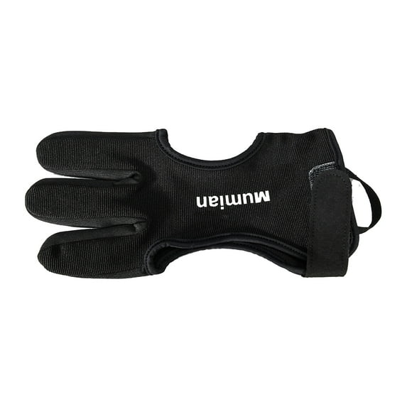 UDIYO 1Pc Mumian Archery Gloves Breathable Sweat Adsorbed Multi-purpose Handmade Shooting Hunting Three Finger Gloves for Outdoor