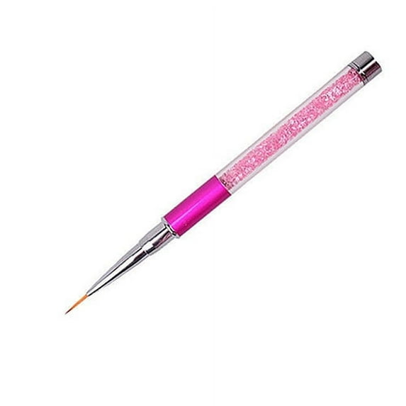 UDIYO 1Pc Plastic Crystal UV Gel Acrylic Painting Drawing Pen Nail Art Brush DIY Tool