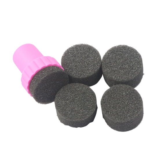 UDIYO 1Set Sponge Reusable Skin-friendly Lightweight Nail Art Soft Sponge for Home