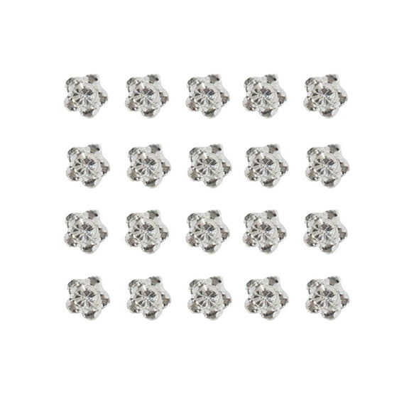 UDIYO 20Pcs Nail Ornaments Delicate Shape Rust-proof Alloy Bow-knot Wreath Nail Art Decor Manicure Designs Nail Supplies