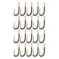 thumbnail image 1 of UDIYO 20Pcs Titanium Alloy Fishing Barbed Hook Worm Bait Holder Fish Tackle Tools, 1 of 7