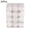 thumbnail image 1 of UDIYO 24Pcs 3cm Plastic Christmas Tree Balls Baubles Home Party Hanging Ornaments, 1 of 7