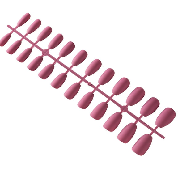 UDIYO 24Pcs Fake Nails Ultra-Thin Removable Matte Texture Vivid Color Unbreakable Wearable Press on Fake Nails DIY Manicure Tools Nail Supplies