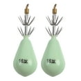 thumbnail image 1 of UDIYO 2Pcs/Box Metal Cuttlefish Sleeve 10 Claws Lightweight Luminous Design Squid Hook for Angling, 1 of 7
