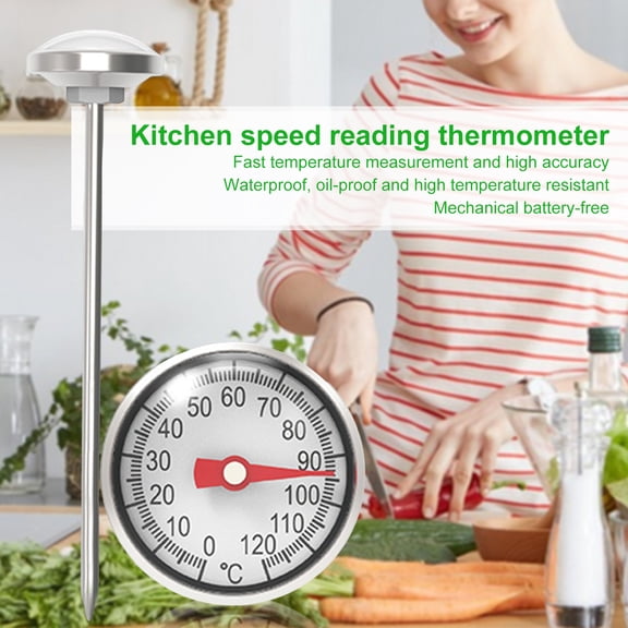UDIYO 2Pcs Instand Read 1.02" Dial Thermometer,Best For The Coffee Drinks,Chocolate Milk Foam Kitchen Thermometer Home Supply
